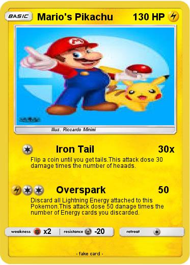 Pokemon Mario's Pikachu