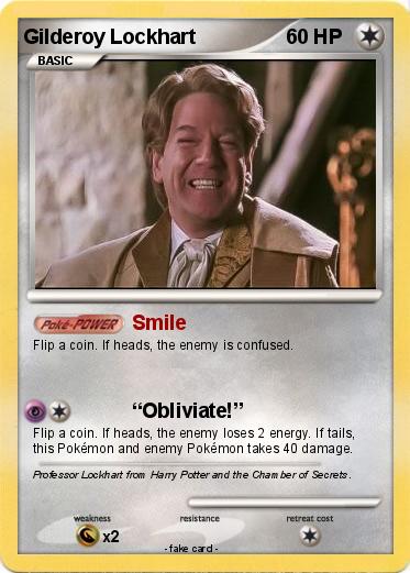 Pokemon Gilderoy Lockhart