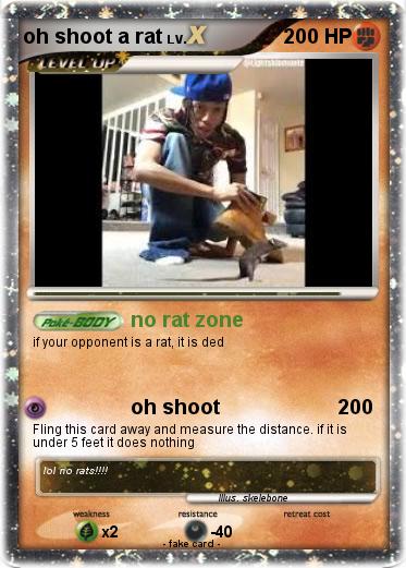 Pokemon oh shoot a rat