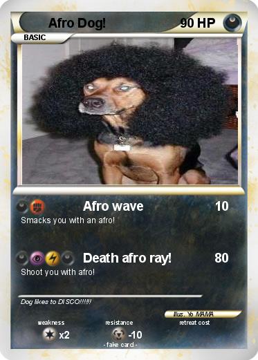 Pokemon Afro Dog!