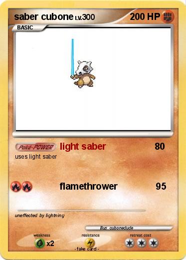 Pokemon saber cubone