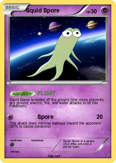 Pokemon Squid Spore