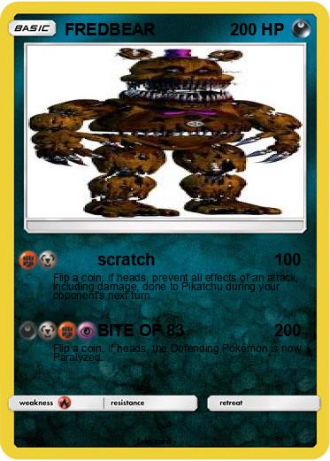 Pokemon FREDBEAR