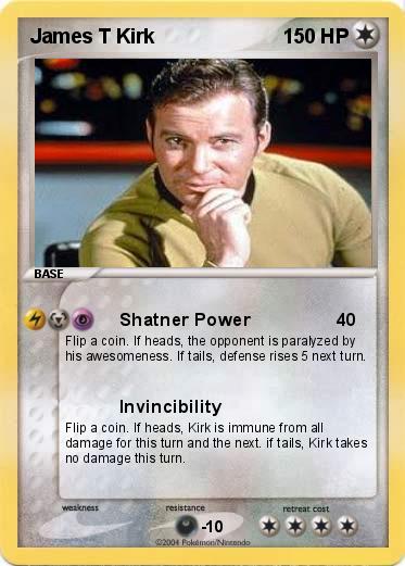 Pokemon James T Kirk