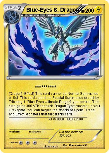 Pokemon Blue-Eyes S. Dragon
