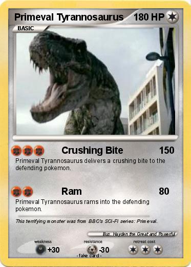 Pokemon Primeval Tyrannosaurus