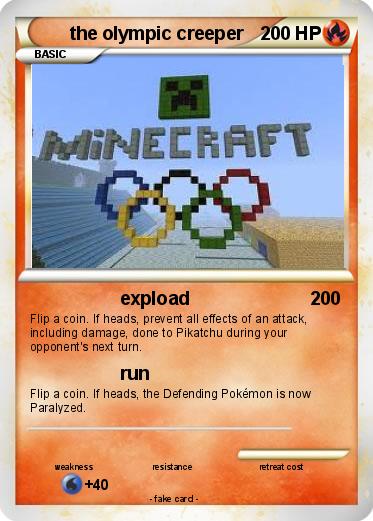 Pokemon the olympic creeper