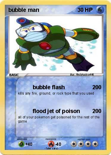 Pokemon bubble man