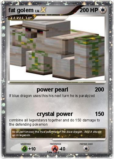 Pokemon fat golem