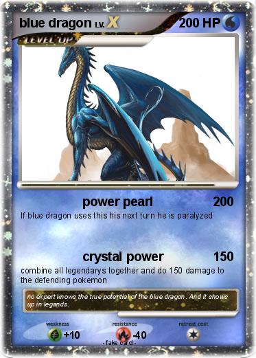 Pokemon blue dragon