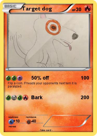Pokemon Target dog