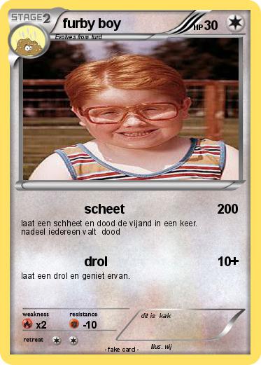 Pokemon furby boy