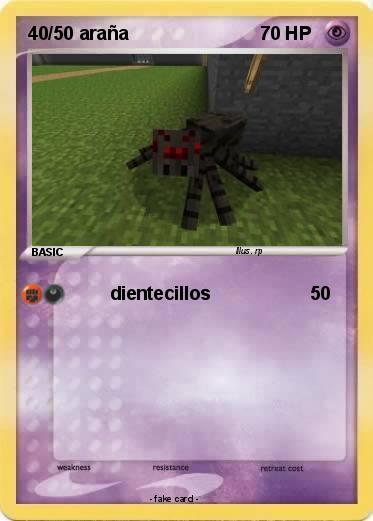 Pokemon 40/50 araña
