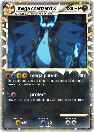 Pokemon mega charizard X