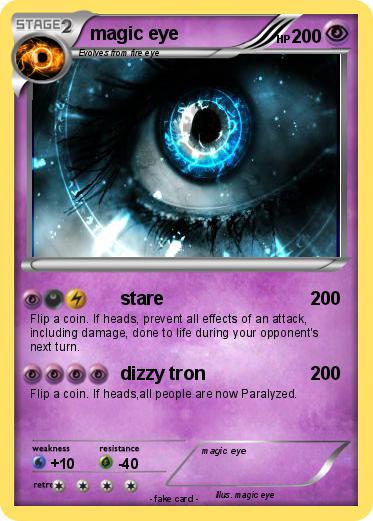 Pokemon magic eye