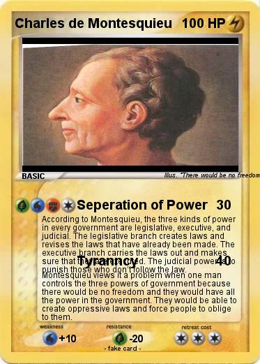 Pokemon Charles de Montesquieu