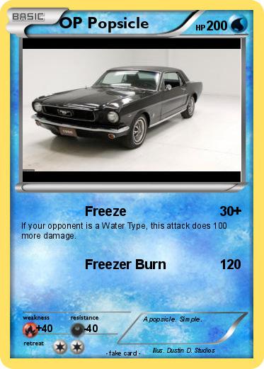 Pokemon OP Popsicle