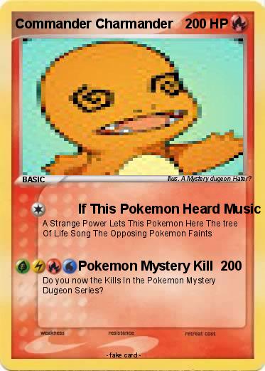 Pokemon Commander Charmander