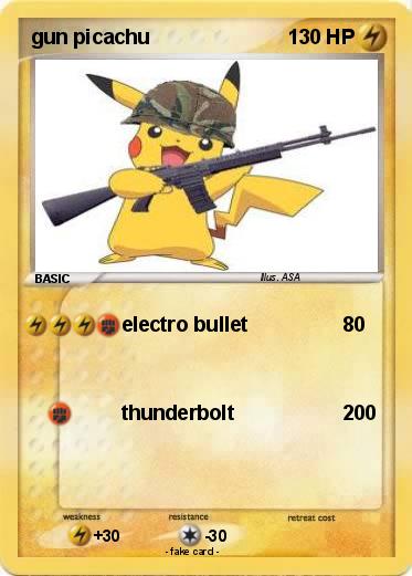 Pokemon gun picachu