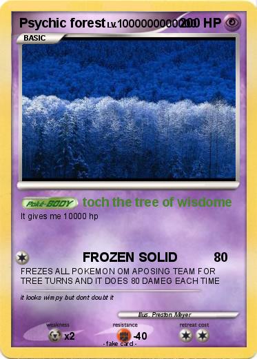 Pokemon Psychic forest