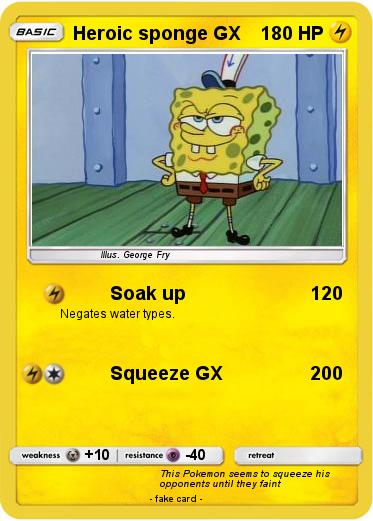 Pokemon Heroic sponge GX