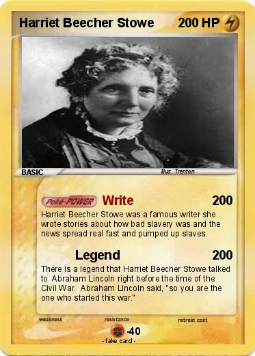 Pokemon Harriet Beecher Stowe