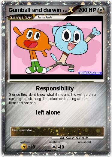 Pokemon Gumball and darwin