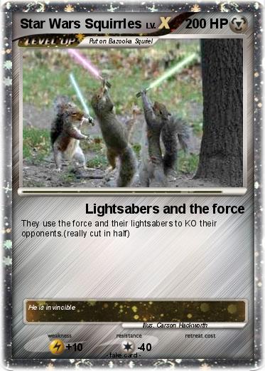 Pokemon Star Wars Squirrles Pokemon Star Wars Squirrles