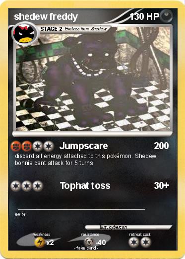 Pokemon shedew freddy