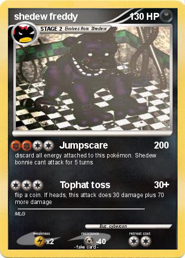 Pokemon shedew freddy