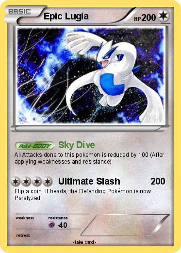 Pokemon Epic Lugia