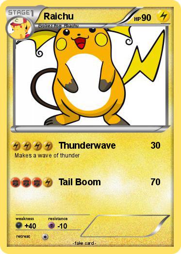 Pokemon Raichu