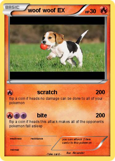 Pokemon woof woof EX