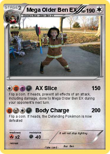 Pokemon Mega Older Ben EX