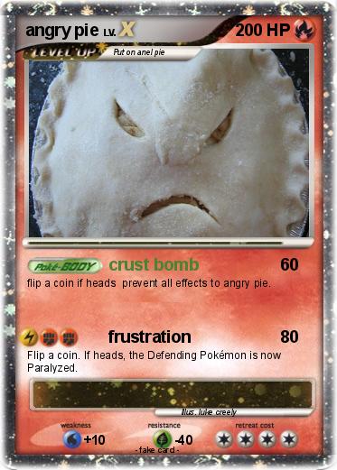 Pokemon angry pie
