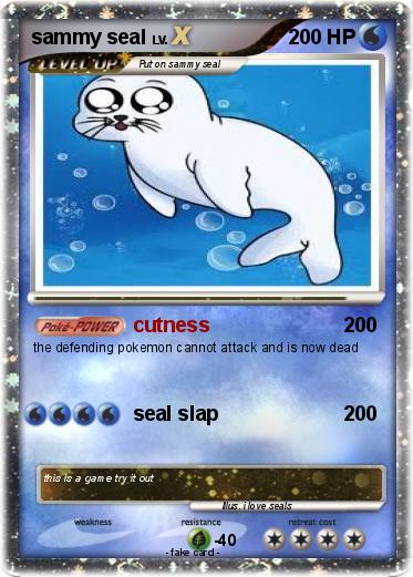 Pokemon sammy seal