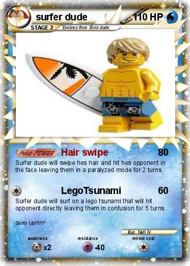 Pokemon surfer dude