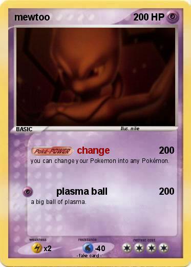 Pokemon mewtoo
