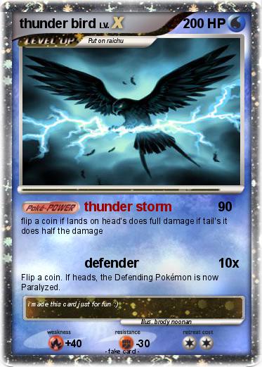 Pokemon thunder bird