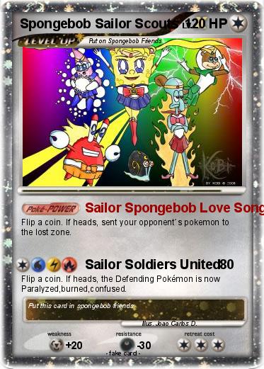 Pokemon Spongebob Sailor Scouts