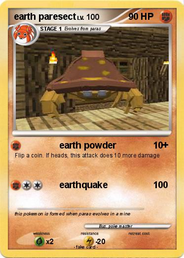 Pokemon earth paresect