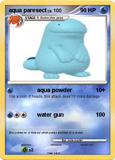 Pokemon aqua paresect