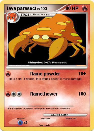 Pokemon lava parasect
