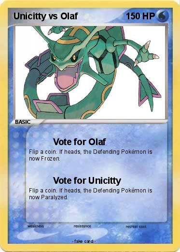 Pokemon Unicitty vs Olaf