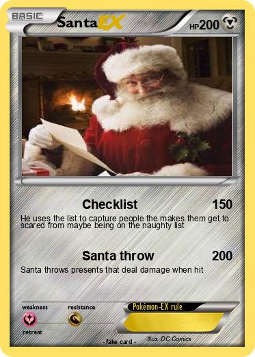 Pokemon Santa Pokemon Santa