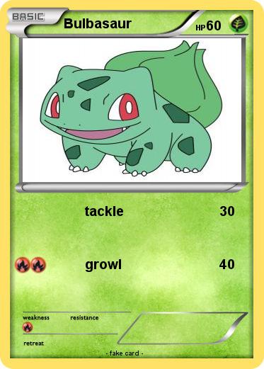 Pokemon Bulbasaur