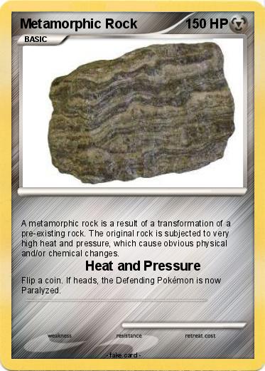 Pokemon Metamorphic Rock