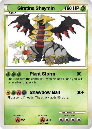 Pokemon Giratina Shaymin
