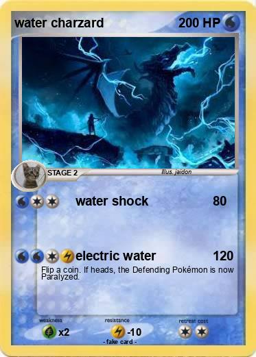 Pokemon water charzard