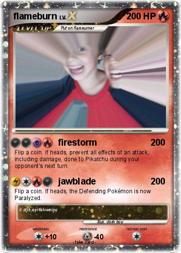 Pokemon flameburn